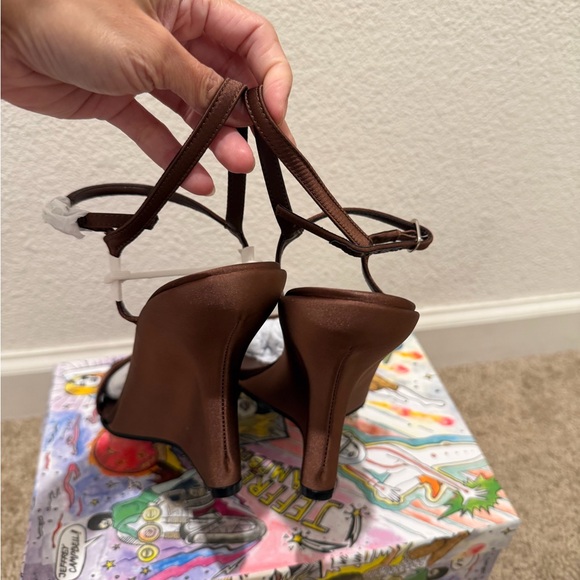 “New” Jeffrey Campbell Brown Kassandra Strappy Sandals size11 - Picture 5 of 7